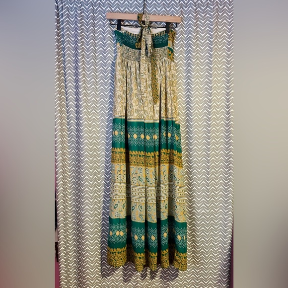 Anthropologie / Tiny | Twist Halter Maxi Dress, size XS - Picture 6 of 7